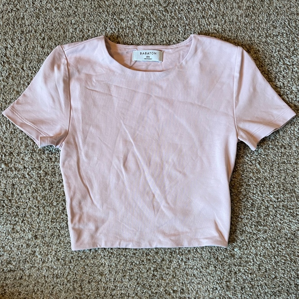 ❄️ aritzia babaton contour cropped t shirt ❄️